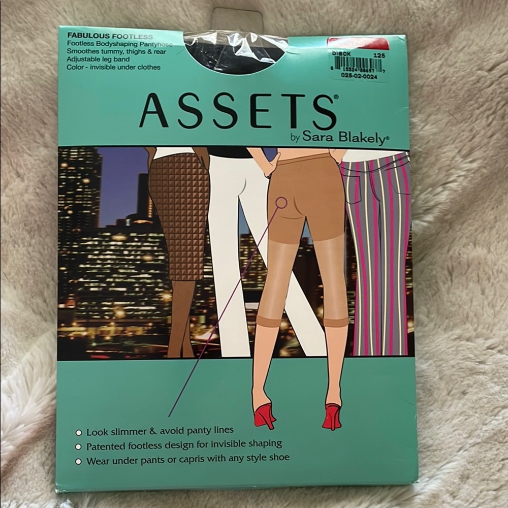 Assets by Sara Blakely Footless Bodyshaping Pantyhose